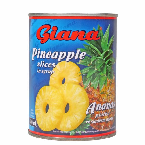 Ananás plátky